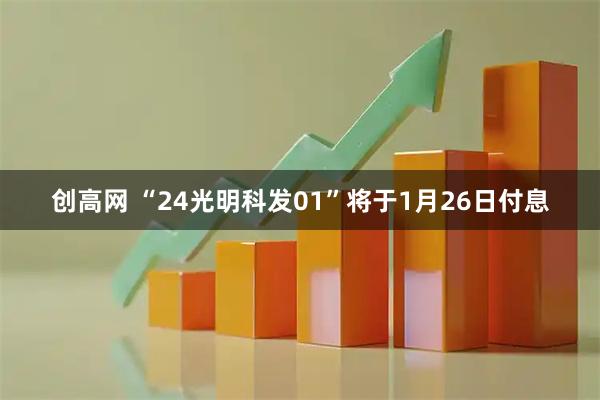 创高网 “24光明科发01”将于1月26日付息